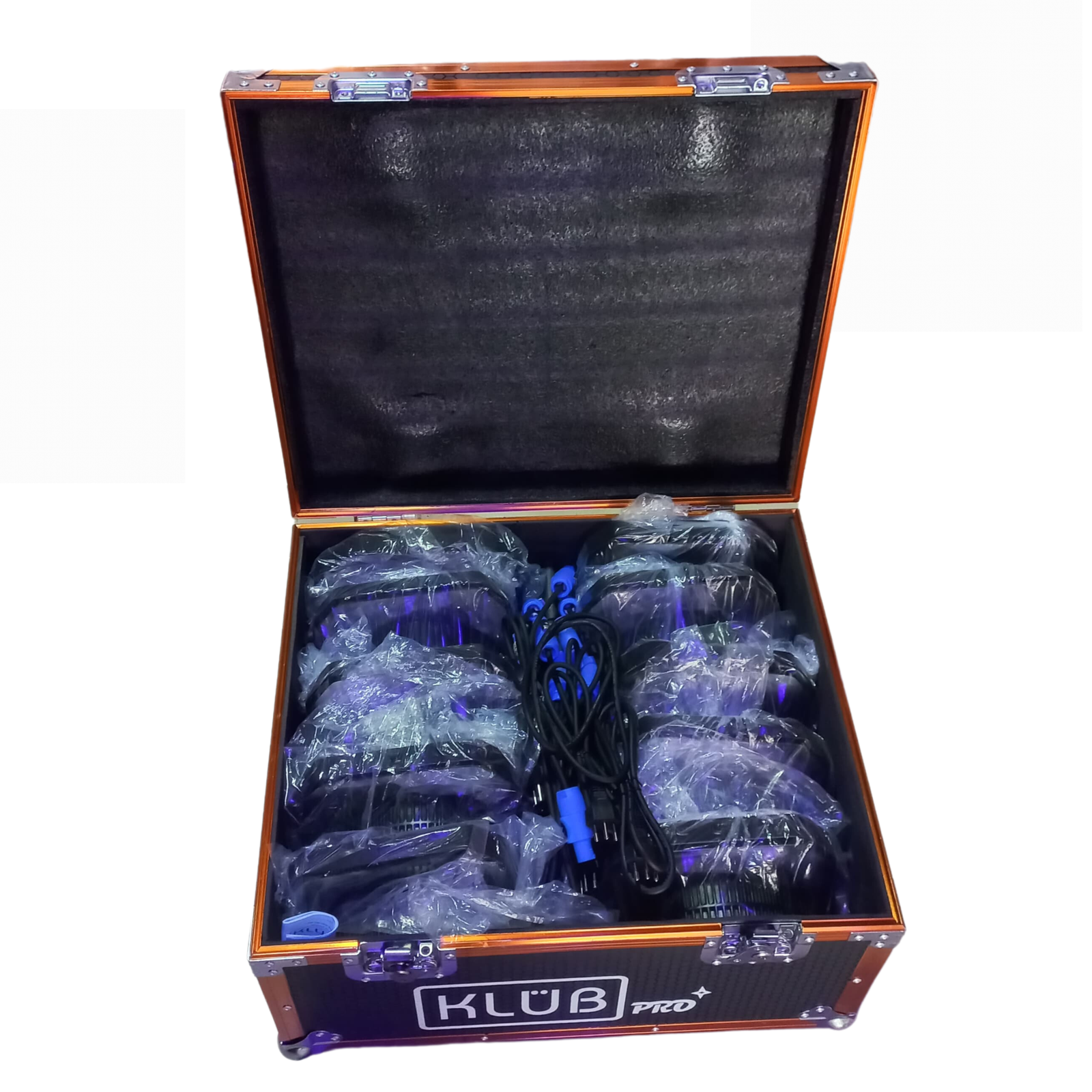 Refletor LED Slim 18x10W RGBW com Case 10 Peças - Imagem 4