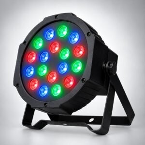 Refletor LED Slim 18x1W RGB
