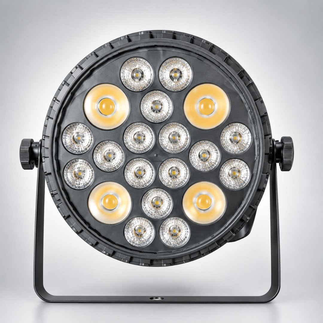 Refletor LED Slim 4+16 BQ/Âmbar + RGBW