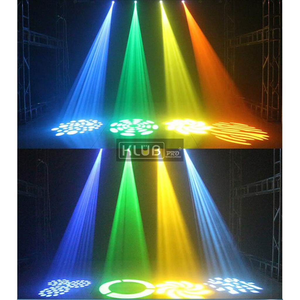 Mini Moving Head Spot 50W com Laser - Imagem 5
