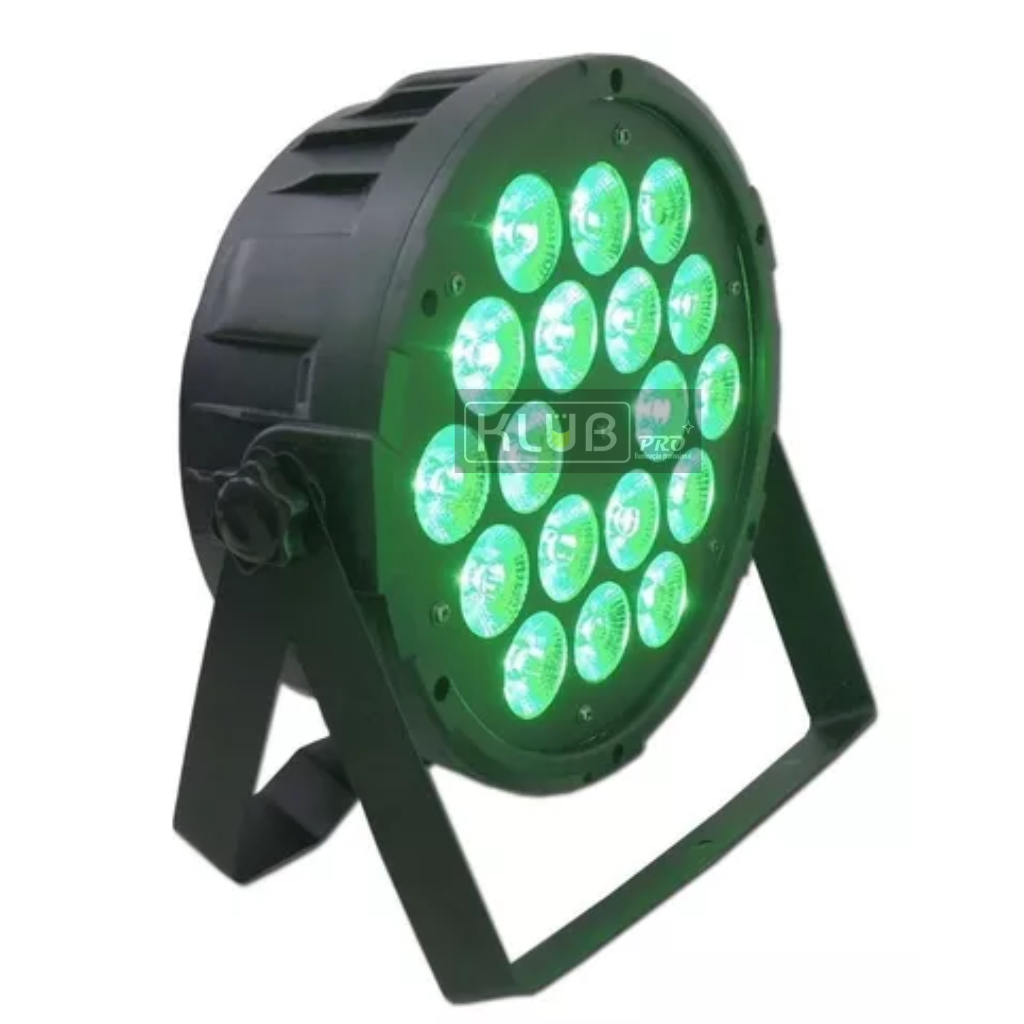 Refletor LED Slim 18x12W RGBW - Imagem 3