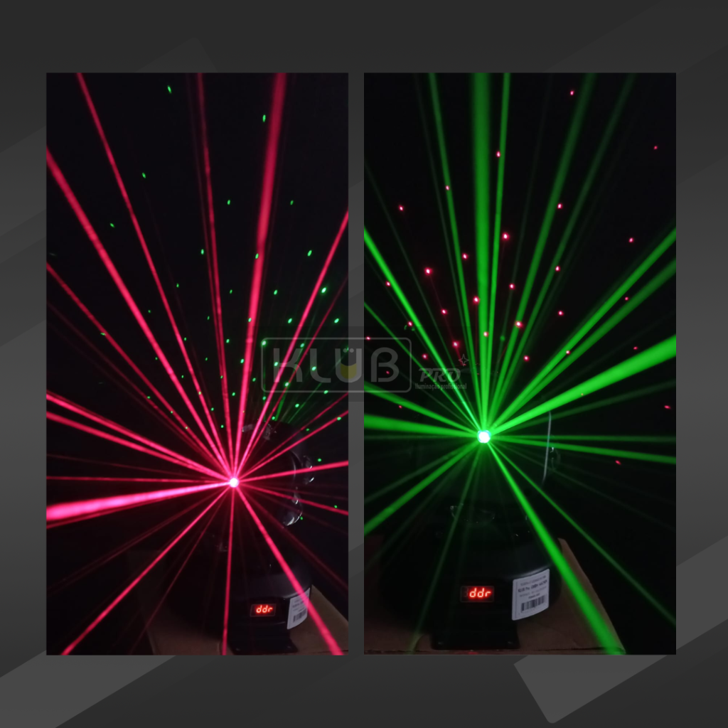 Multi Raio LED Aurora KX-3600 – Movimento Infinito e Alto Impacto - Imagem 6