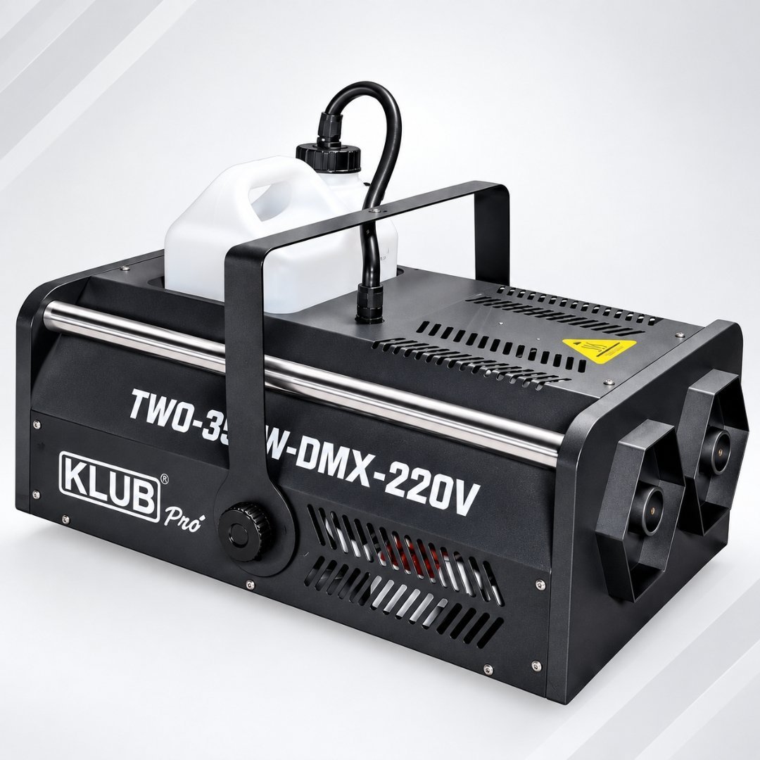 Máquina de Fumaça TWO 3500W 2 Bicos DMX