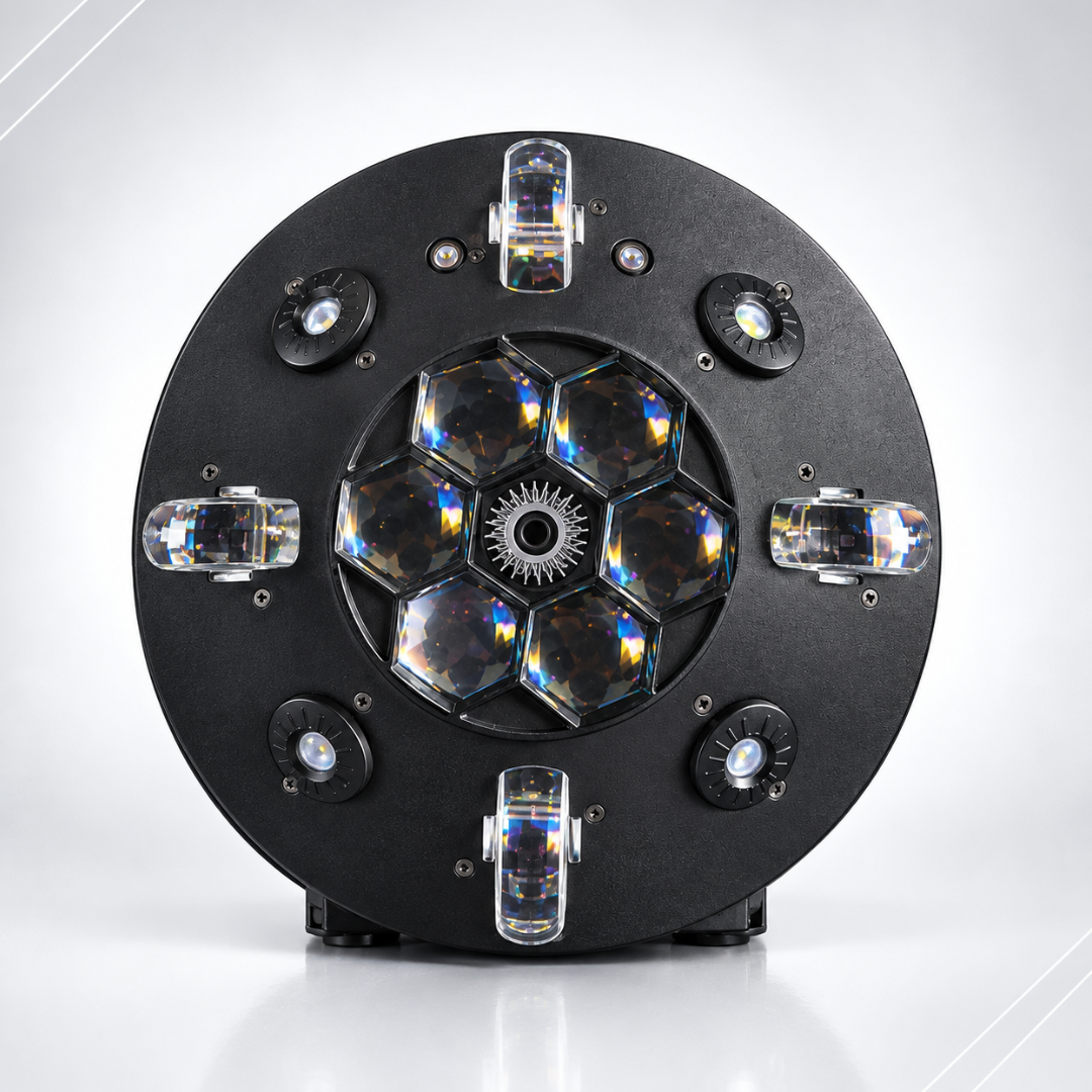 Multi Raio Disc Bee Eye K8-2100 – Show de Luz Completo em Um Único Equipamento