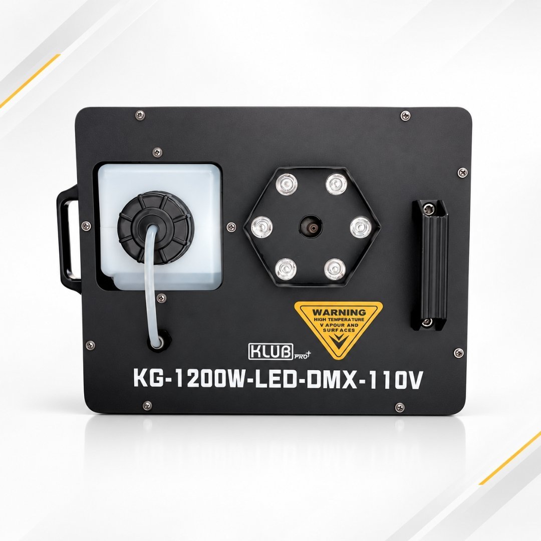 Máquina de Fumaça KG-1200W Vulcan DMX