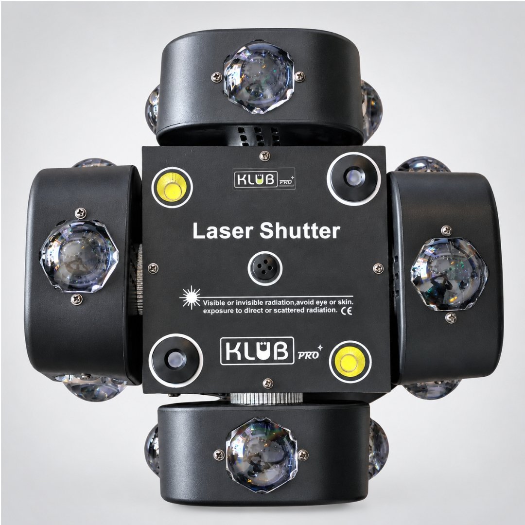 Multi Raio LED KF-8100 – Potência, Cor e Efeitos Dinâmicos