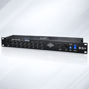 Splitter DMX 1 Entrada e 8 Saídas S8/1 Lumyna