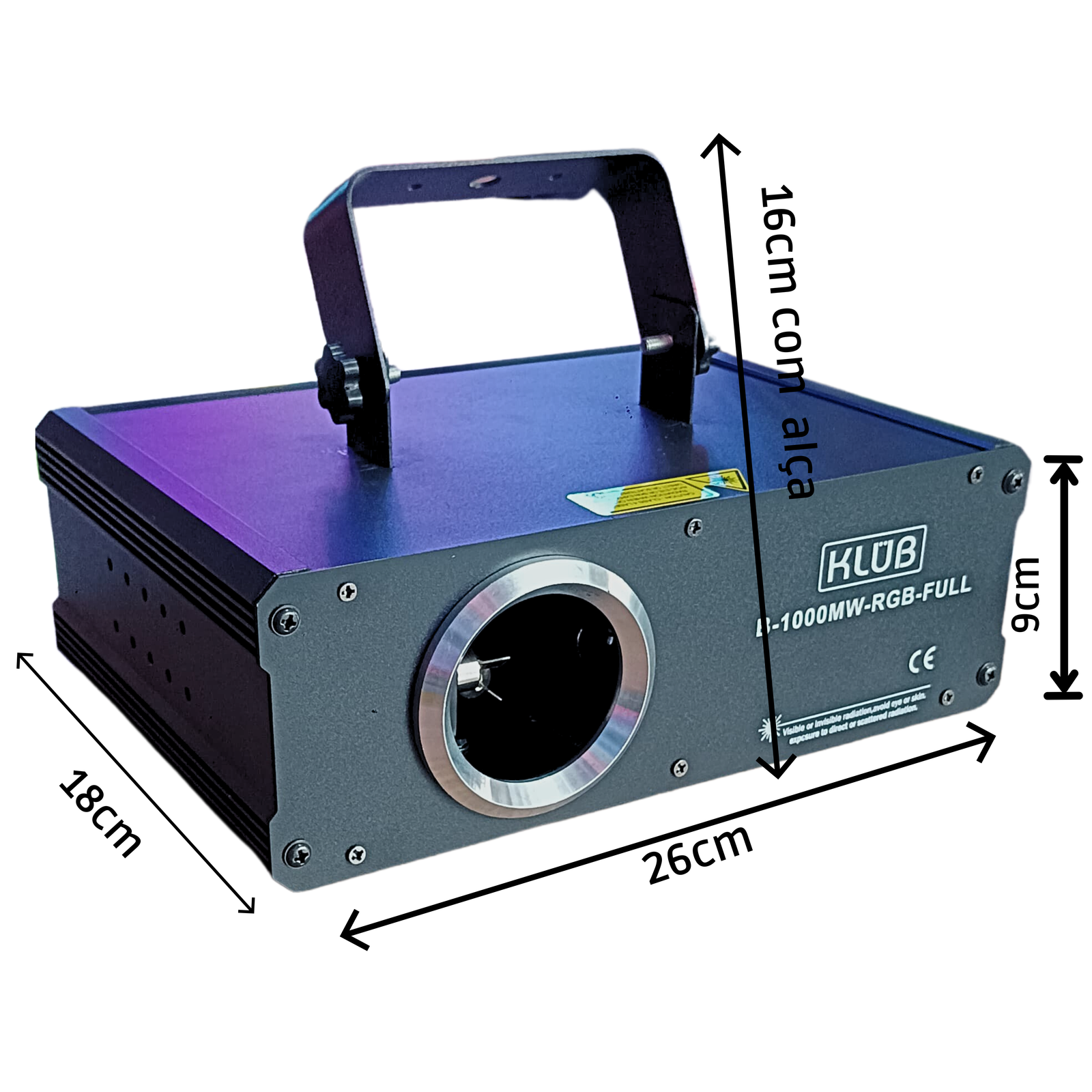 Laser Holográfico 3D B-1000 RGB Full - Imagem 5