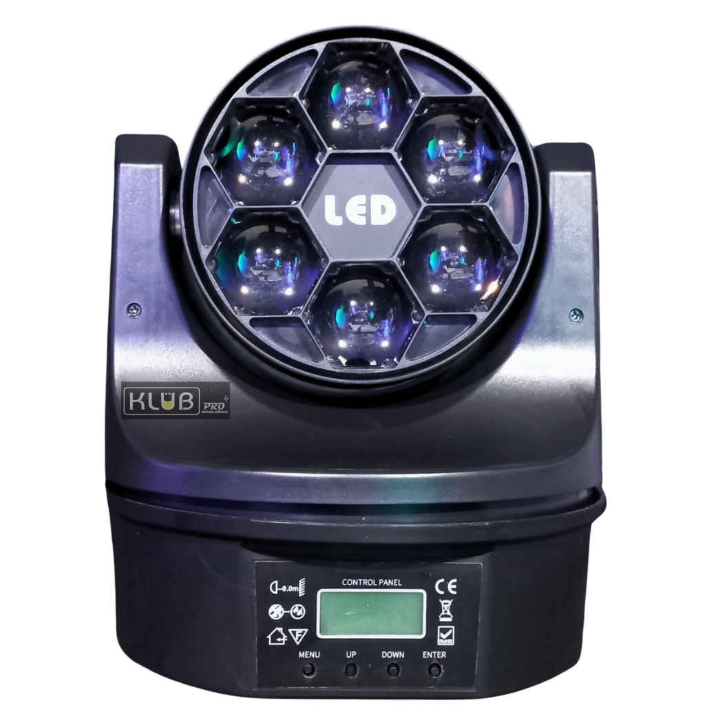Moving Head Bee Eye 6x15W RGBW - Imagem 2