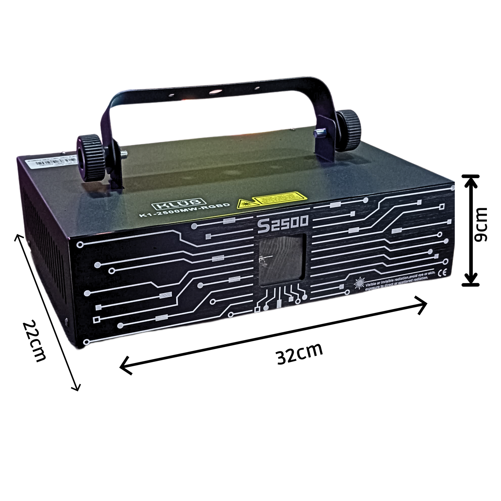 Laser Holográfico 3D RGB 2,5W K1-2500 - Imagem 6