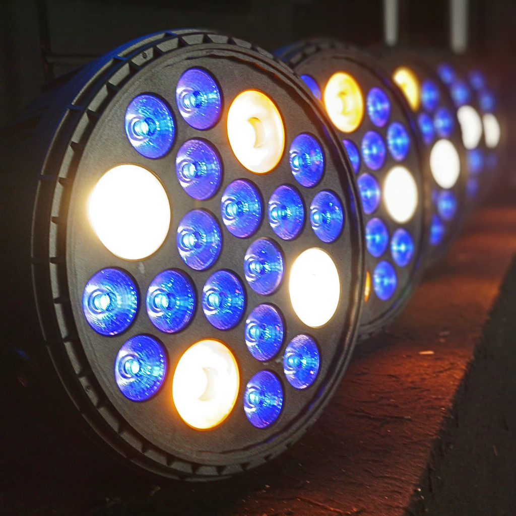 Refletor LED Slim 4+16 BQ/Âmbar + RGBW - Imagem 2