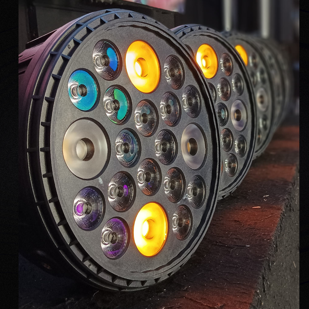 Refletor LED Slim 4+16 BQ/Âmbar + RGBW - Imagem 4