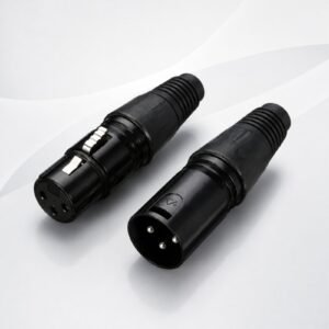 Conector XLR Outdoor Macho e Fêmea