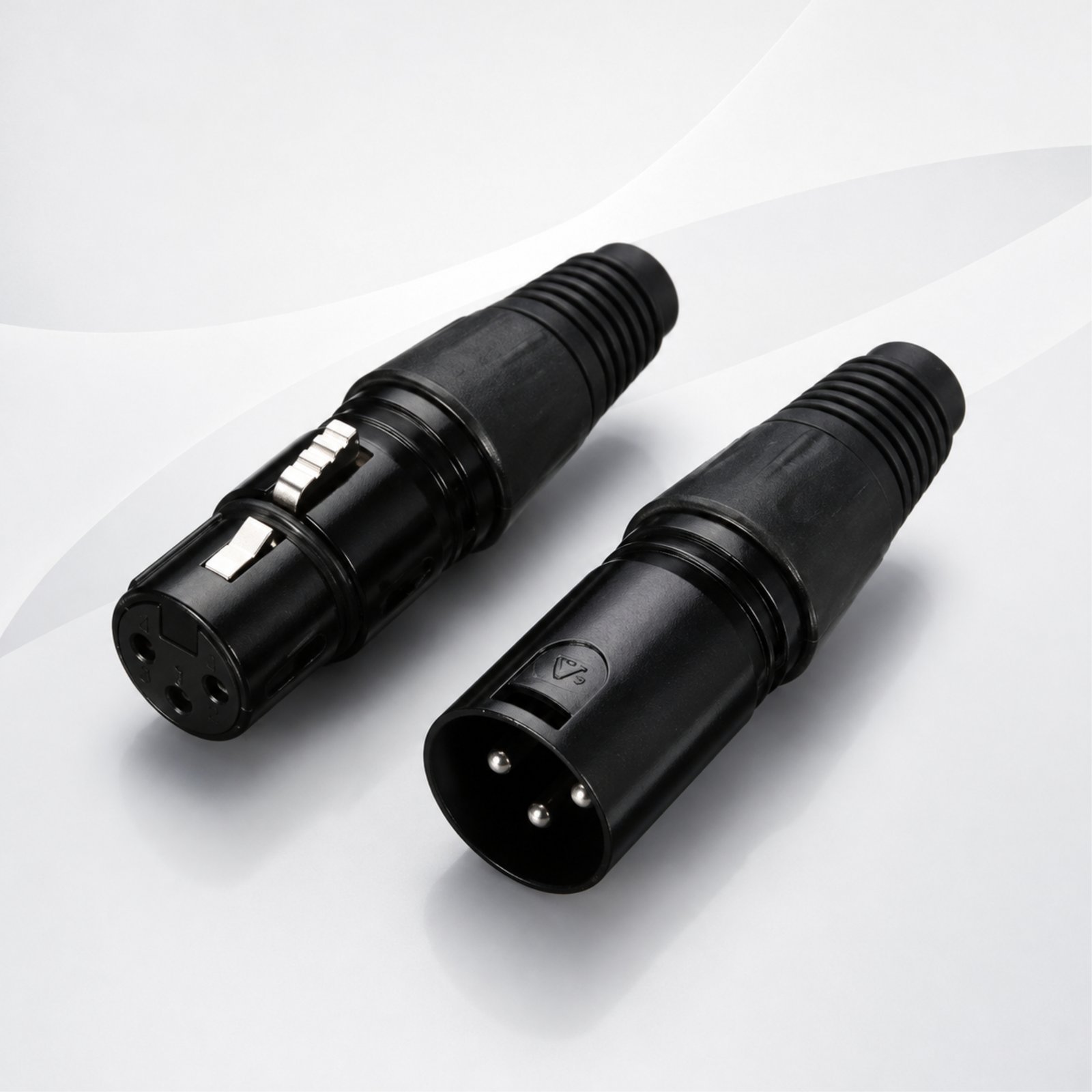 Conector XLR Outdoor Macho e Fêmea