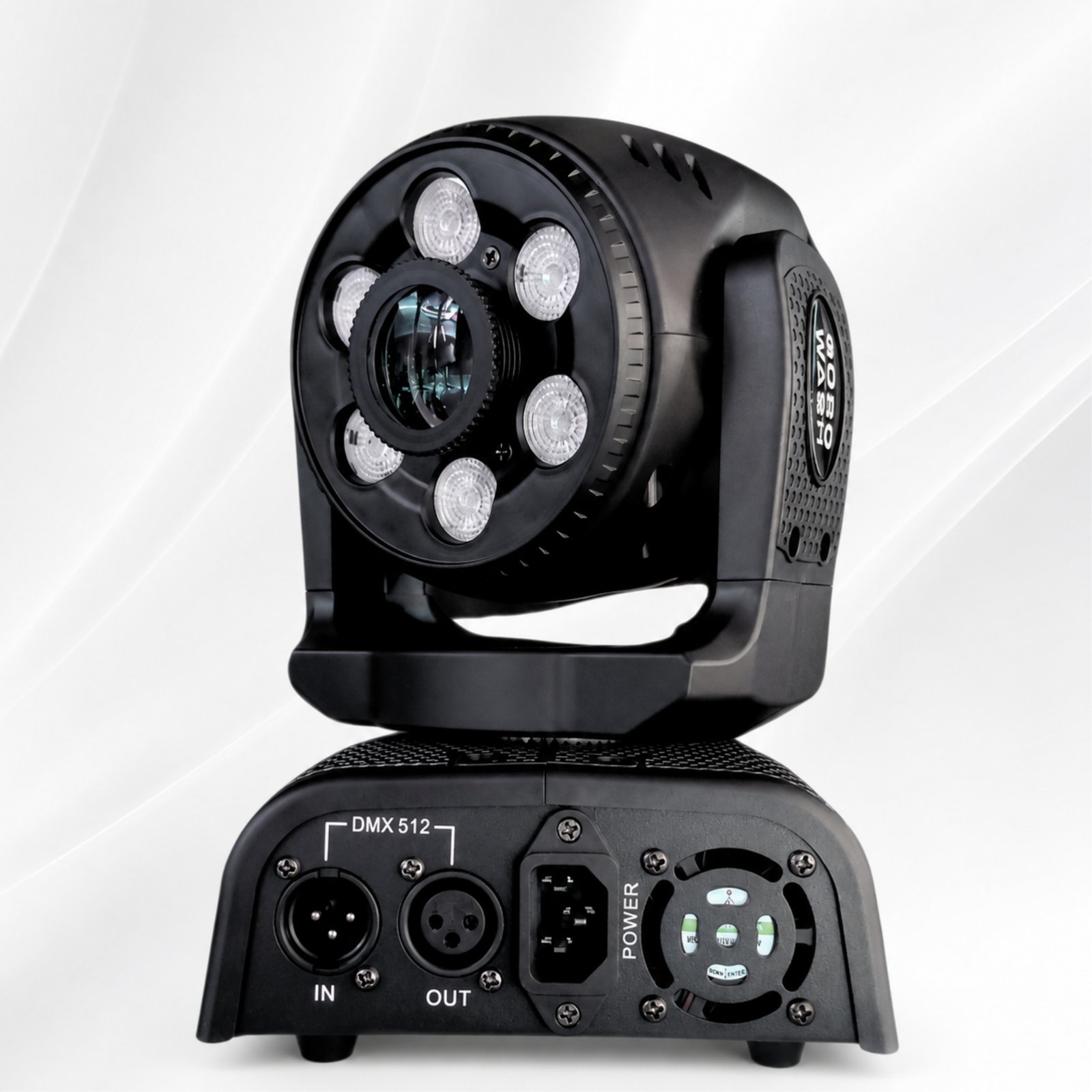Mini Moving Head 2 em 1 Wash + Spot 60W