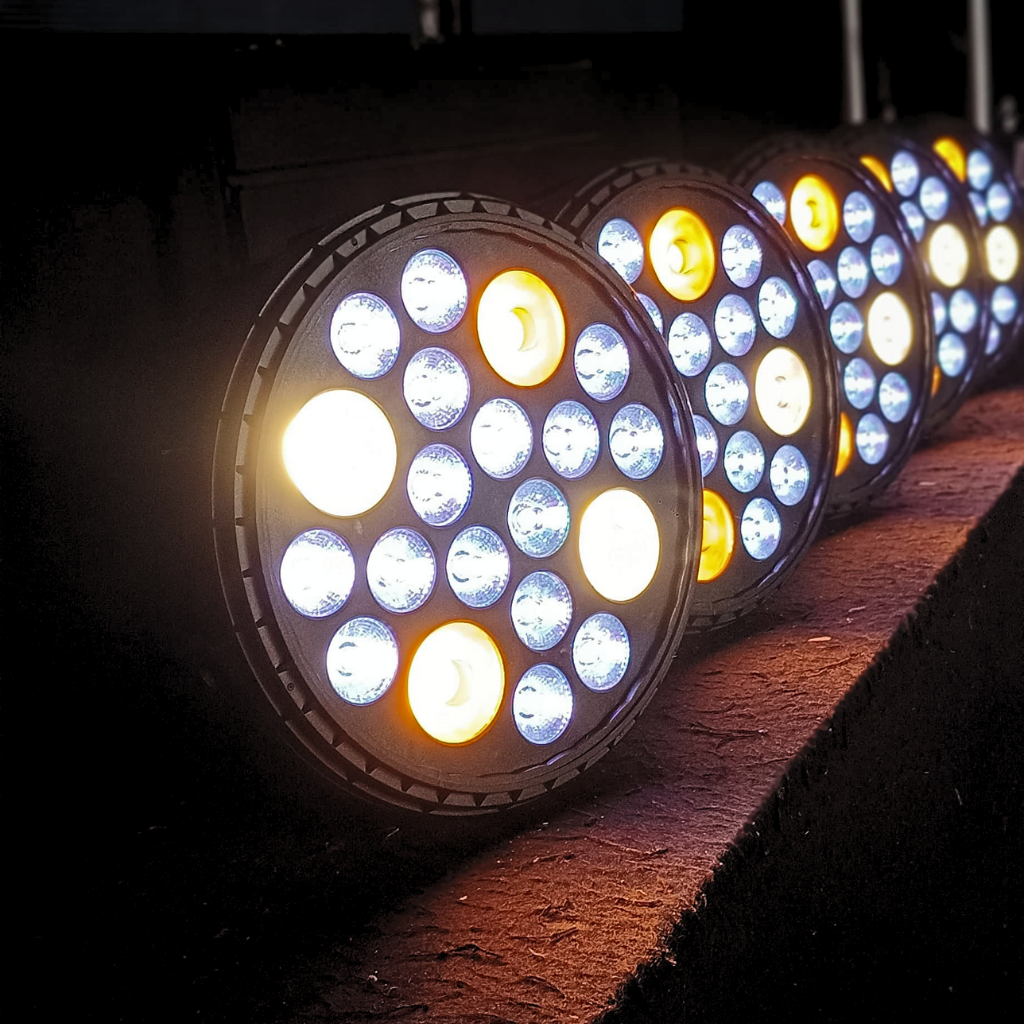 Refletor LED Slim 4+16 BQ/Âmbar + RGBW - Imagem 3