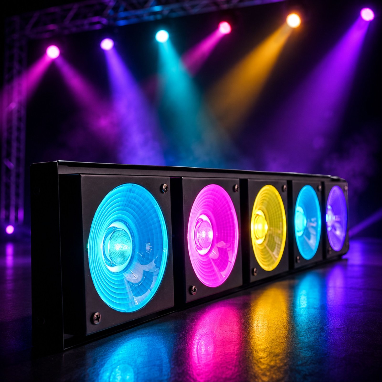 Ribalta Satélite RGB 5 LEDs - Imagem 7