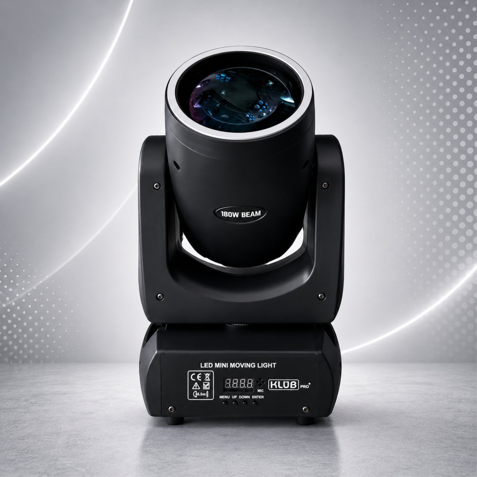 Moving Head Beam LED 180W com Borda Case 4 Peças