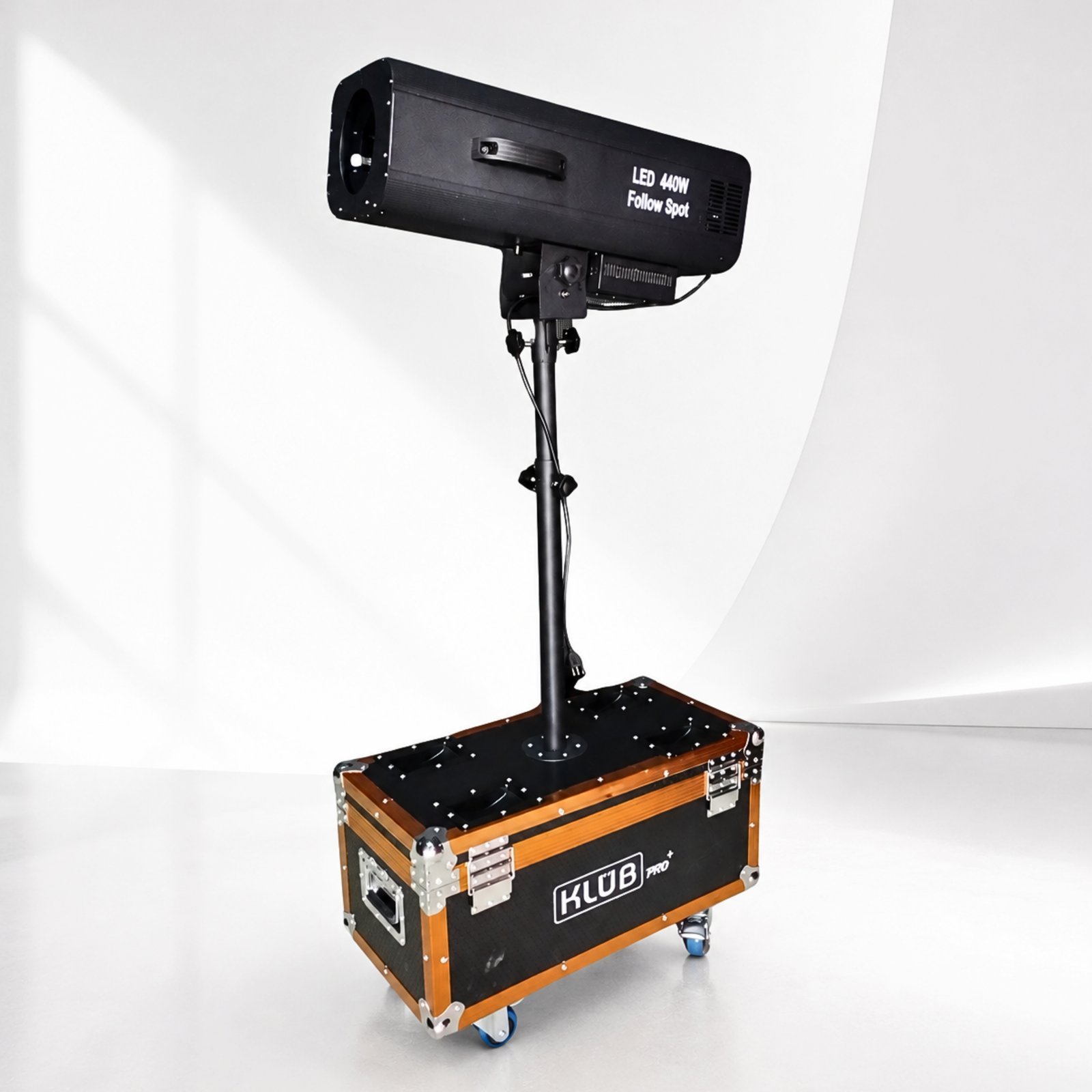 Canhão Seguidor LED 440W com Case